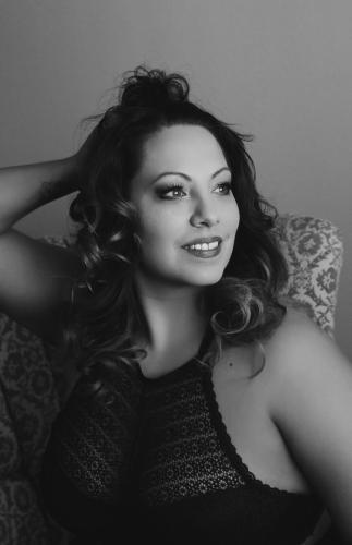 Beautiful woman boudoir photography